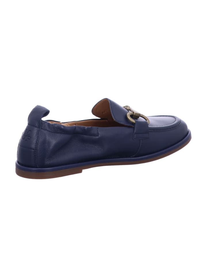 Marc O'Polo Damen Slipper Leather Working Group Gold / LOAFER in Blau günstig kaufen