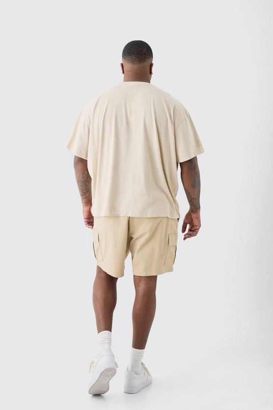 Plus Oversize T-Shirt mit Official Print
