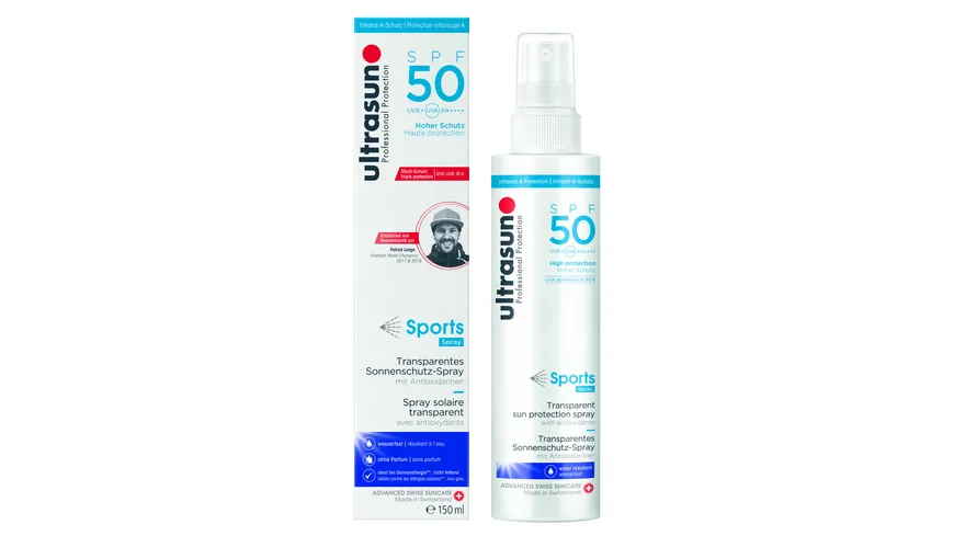 ultrasun Sports Spray SPF 50 150 ml