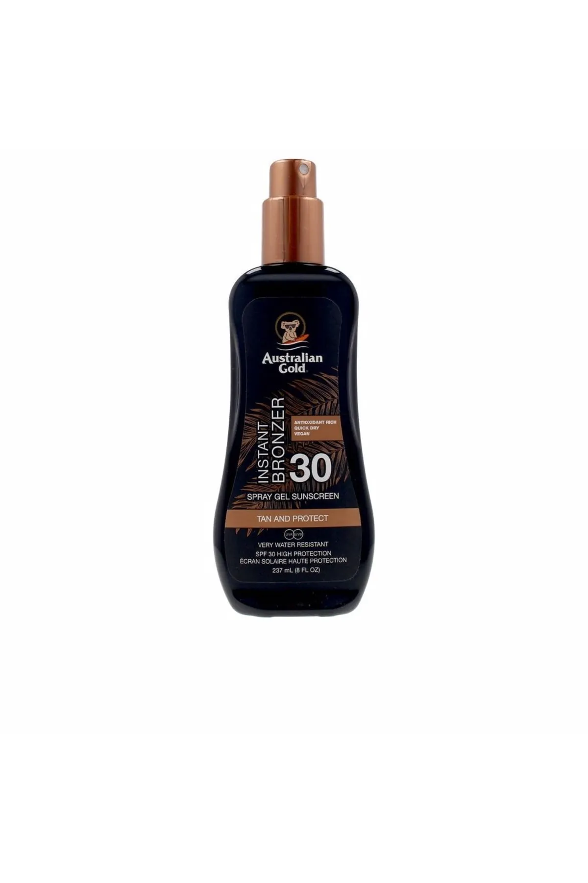 Australian Gold  Sonnenschutz Spf30 Spray-Gel mit Instant Bronzer Australian Gold 100 ml