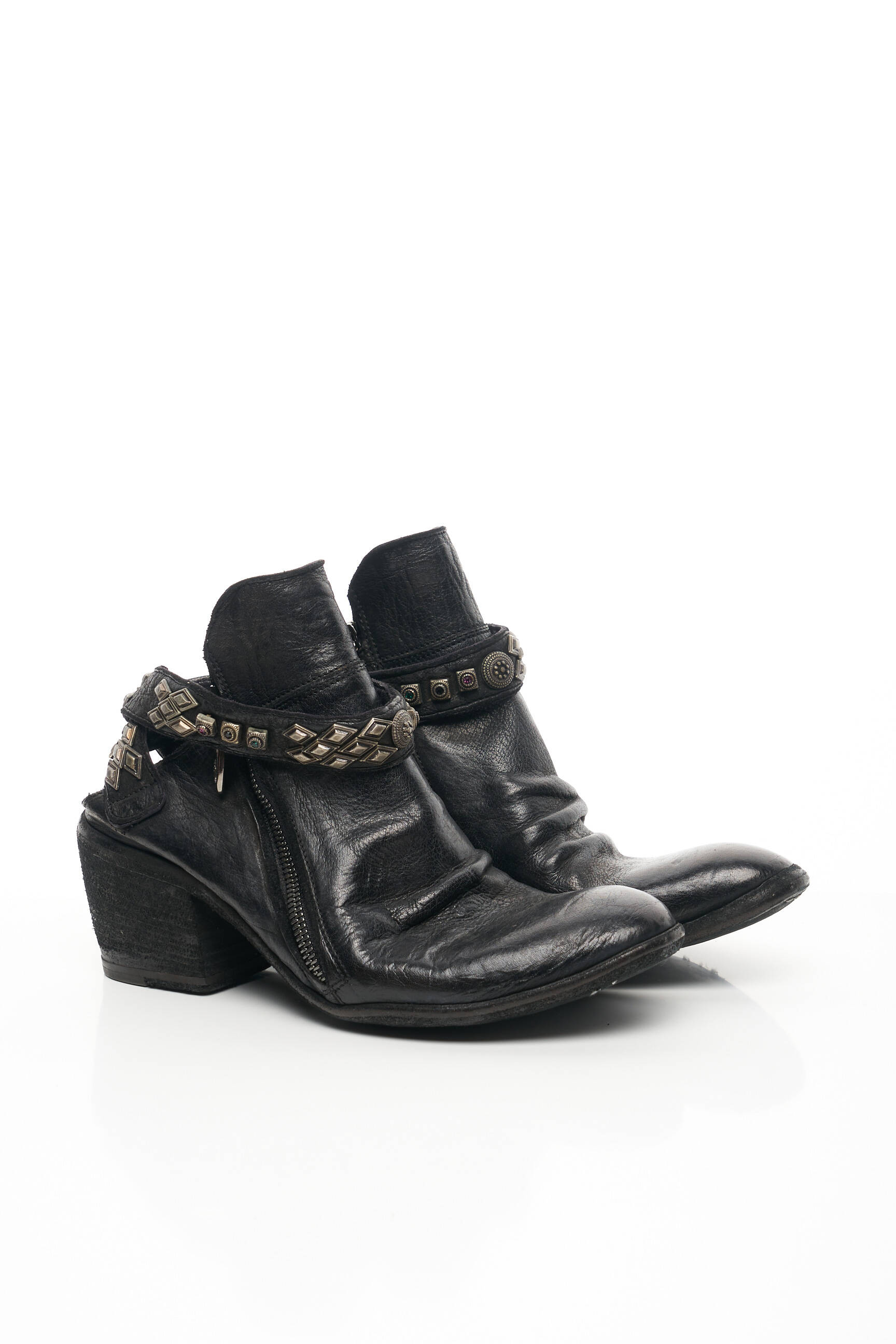 Fauzian Bottines Femme couleur noir