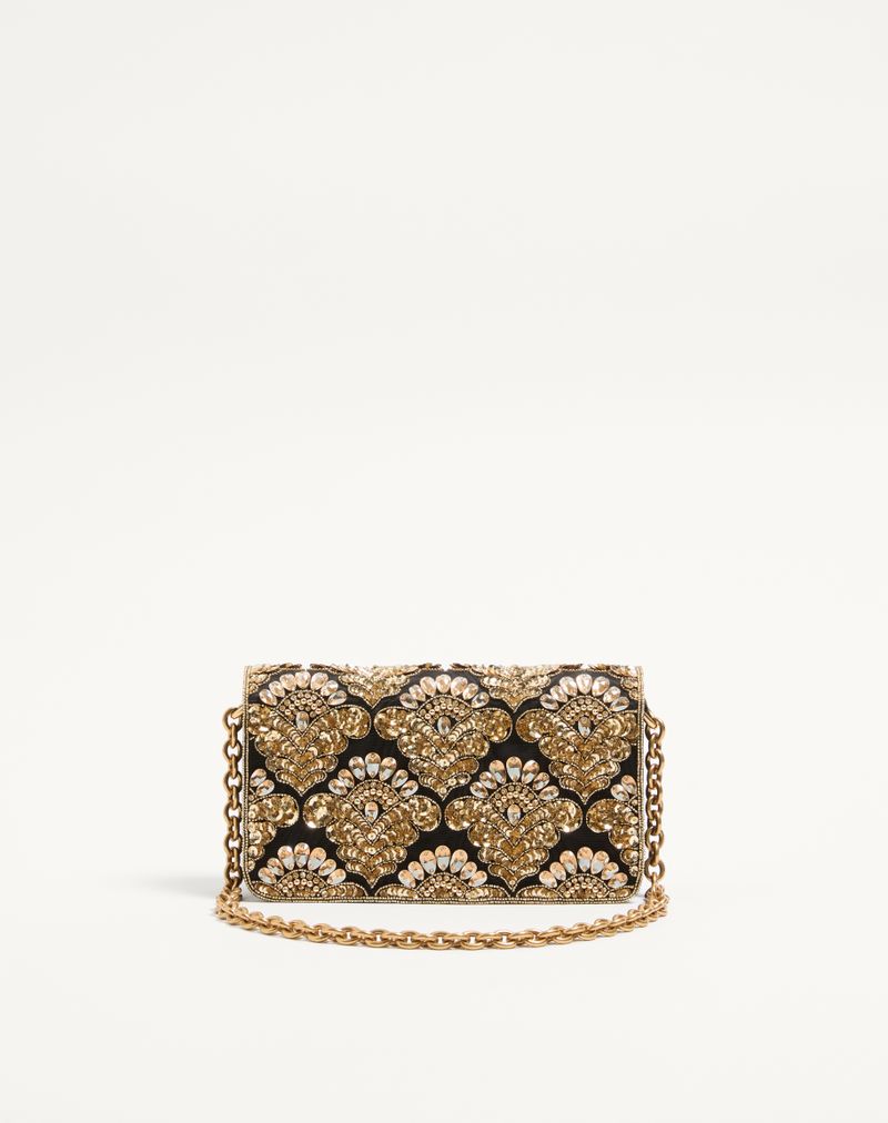Valentino Garavani Vain Broderet Lille Clutch