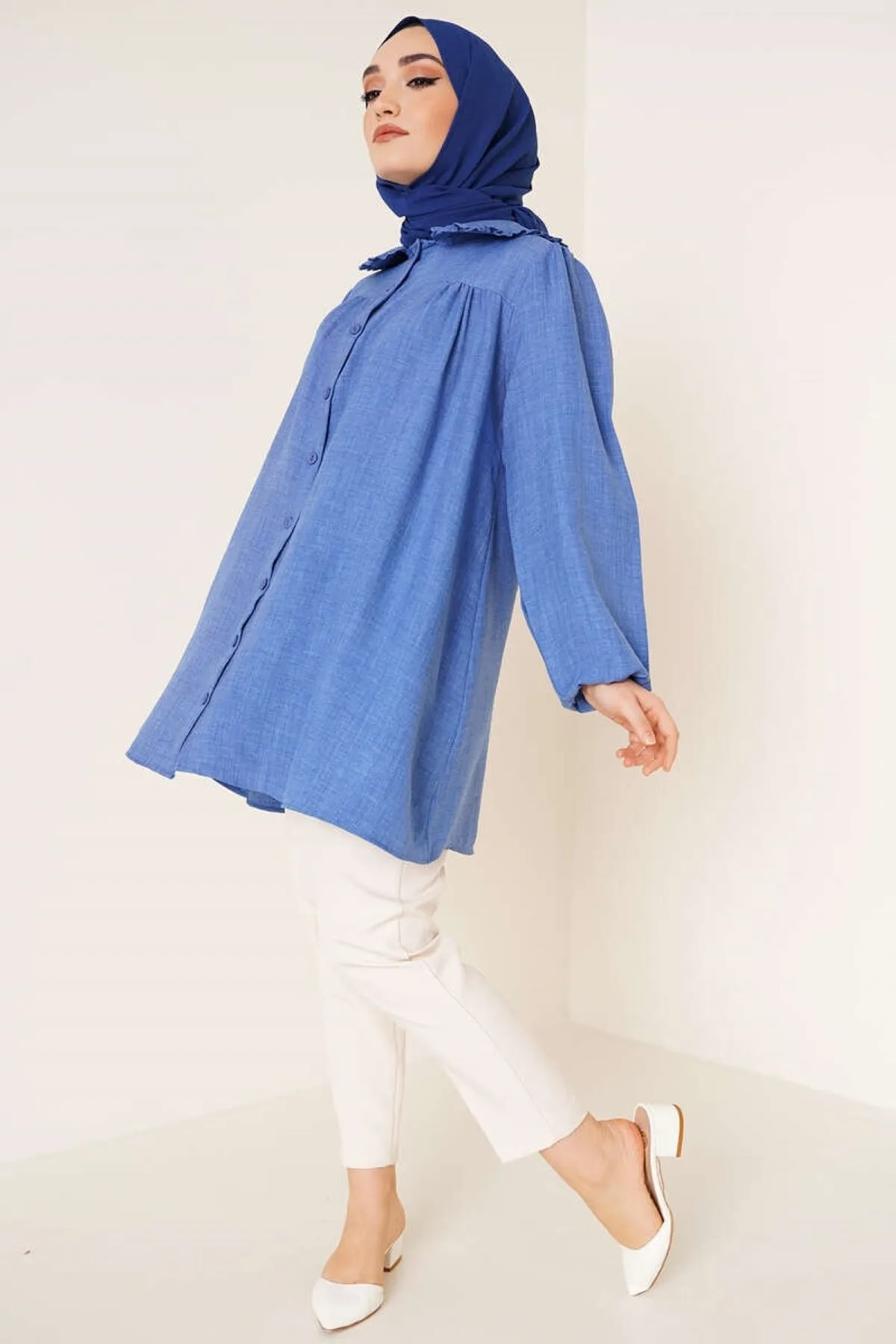 VOLT CLOTHİNG  Hemde - Dunkelblau - Regular Fit