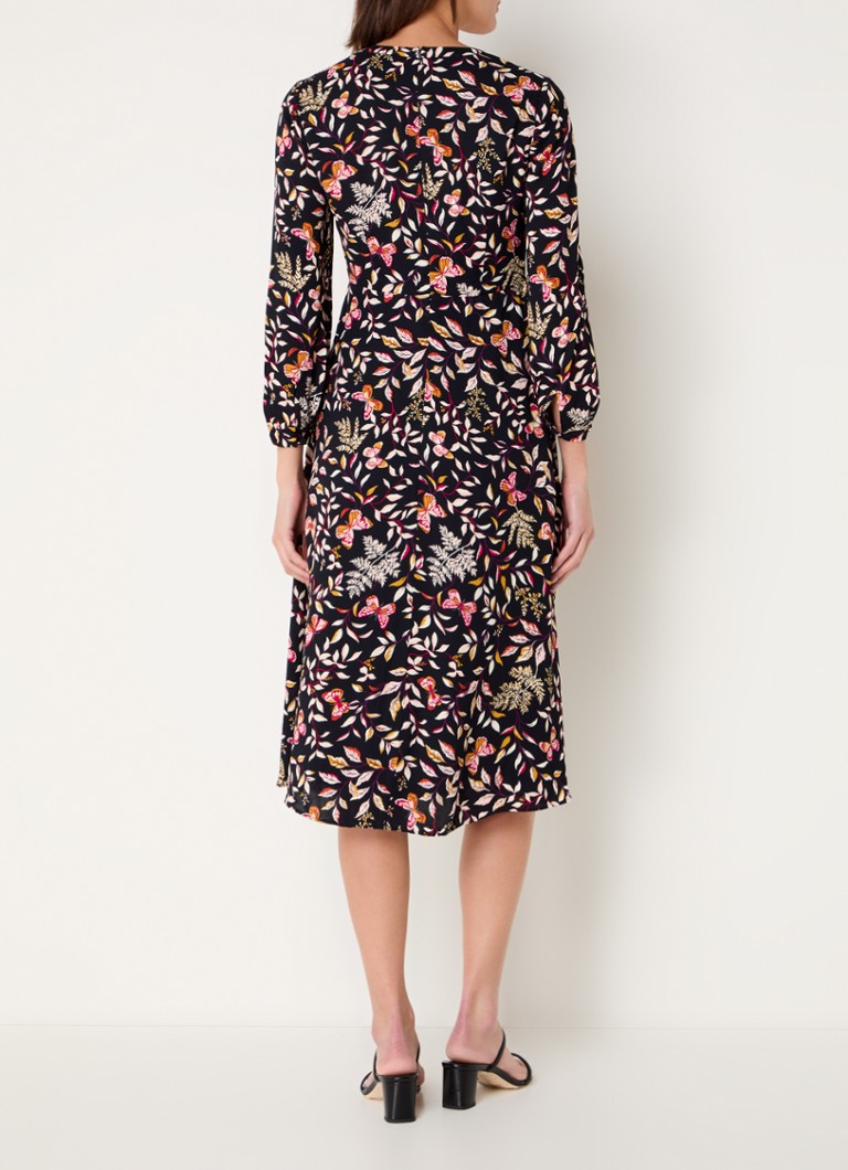 Vestido túnica midi con escote en V estampado Zainah de Hobbs