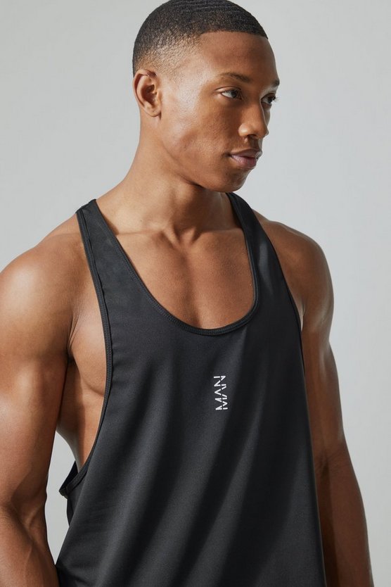 Man Active Performance Racer Trägershirt