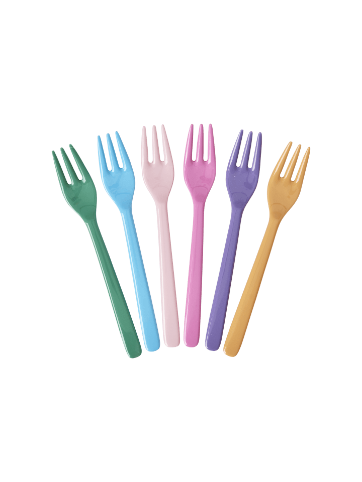 Rice Melamin Kuchengabeln im 6er Pack in diverse günstig kaufen onesize