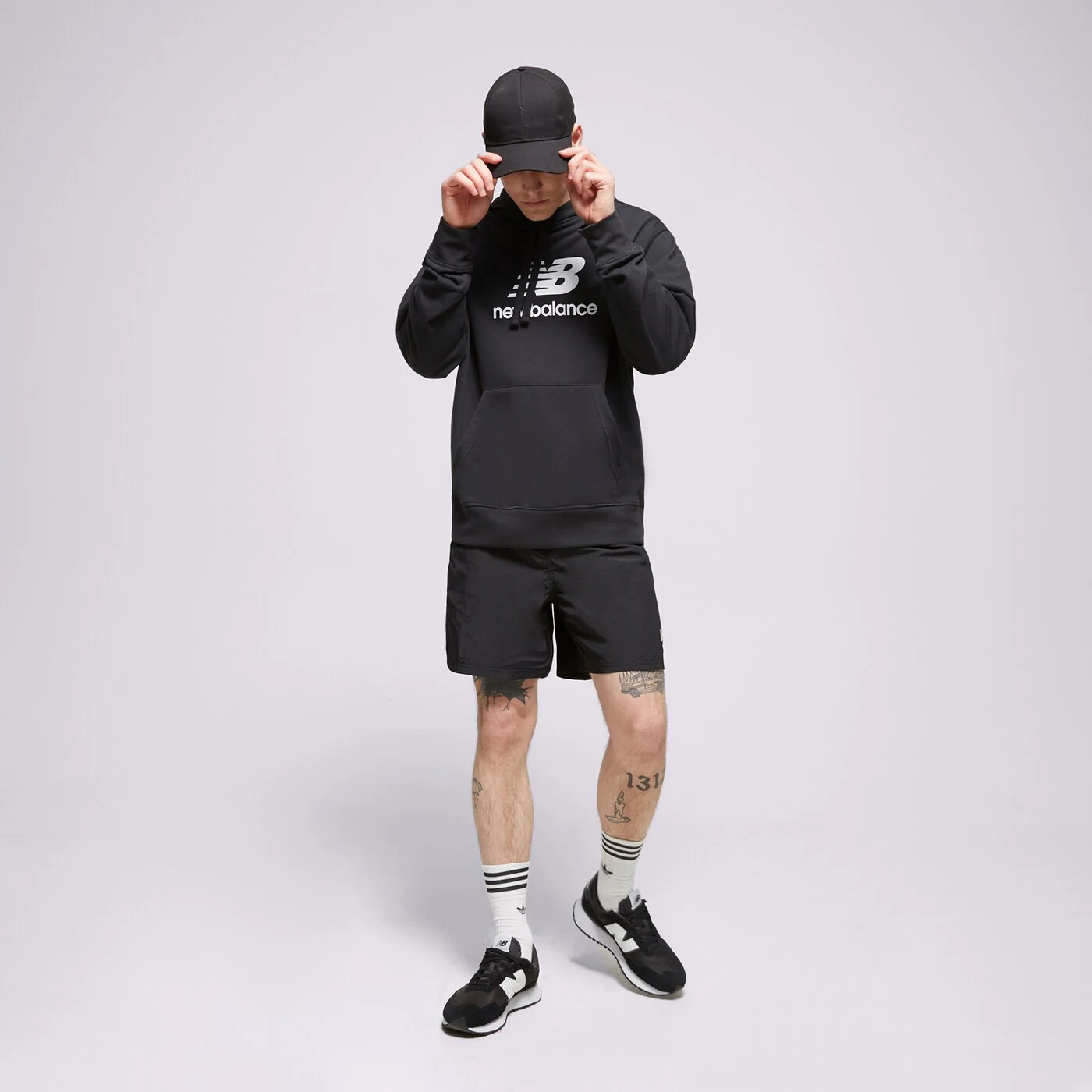 CONFRONT BADE-SHORTS BLACK Schwarz