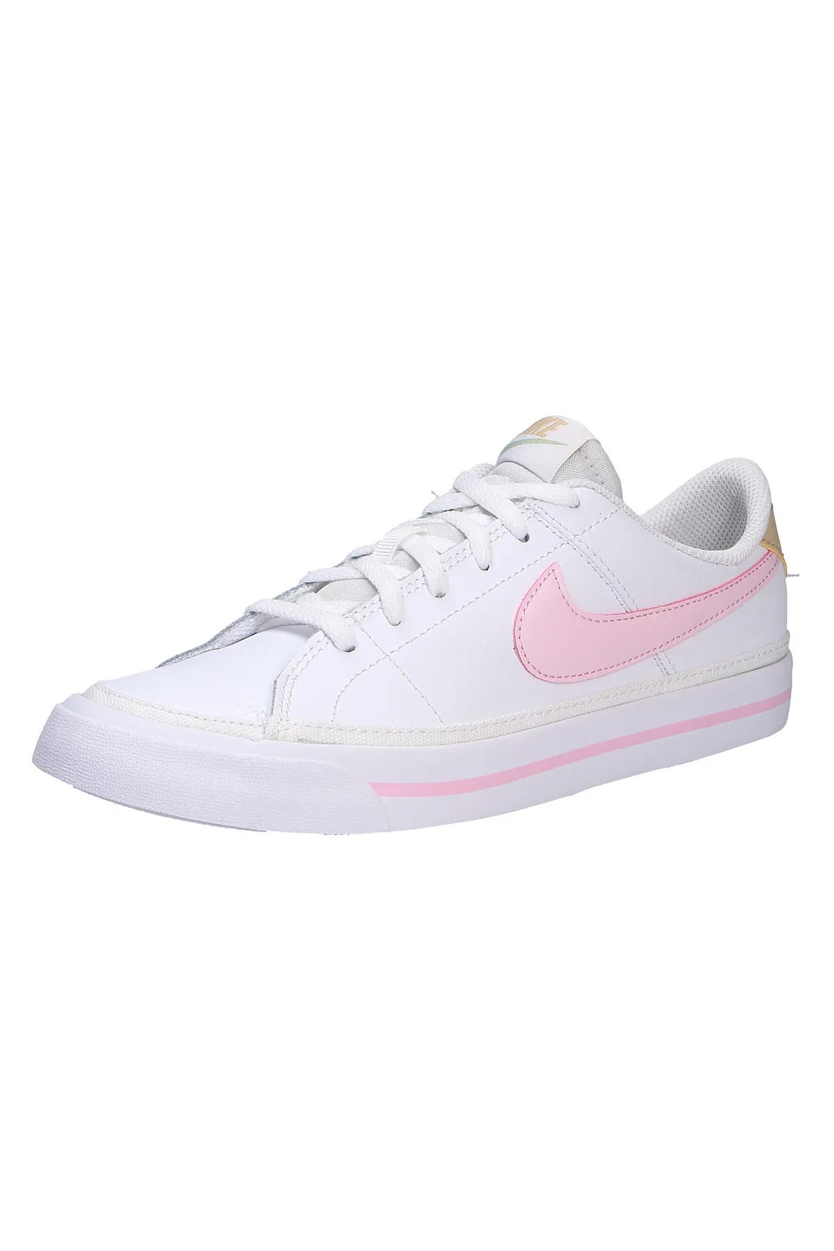 Nike  Schnürschuh - Weiß - Flacher Absatz