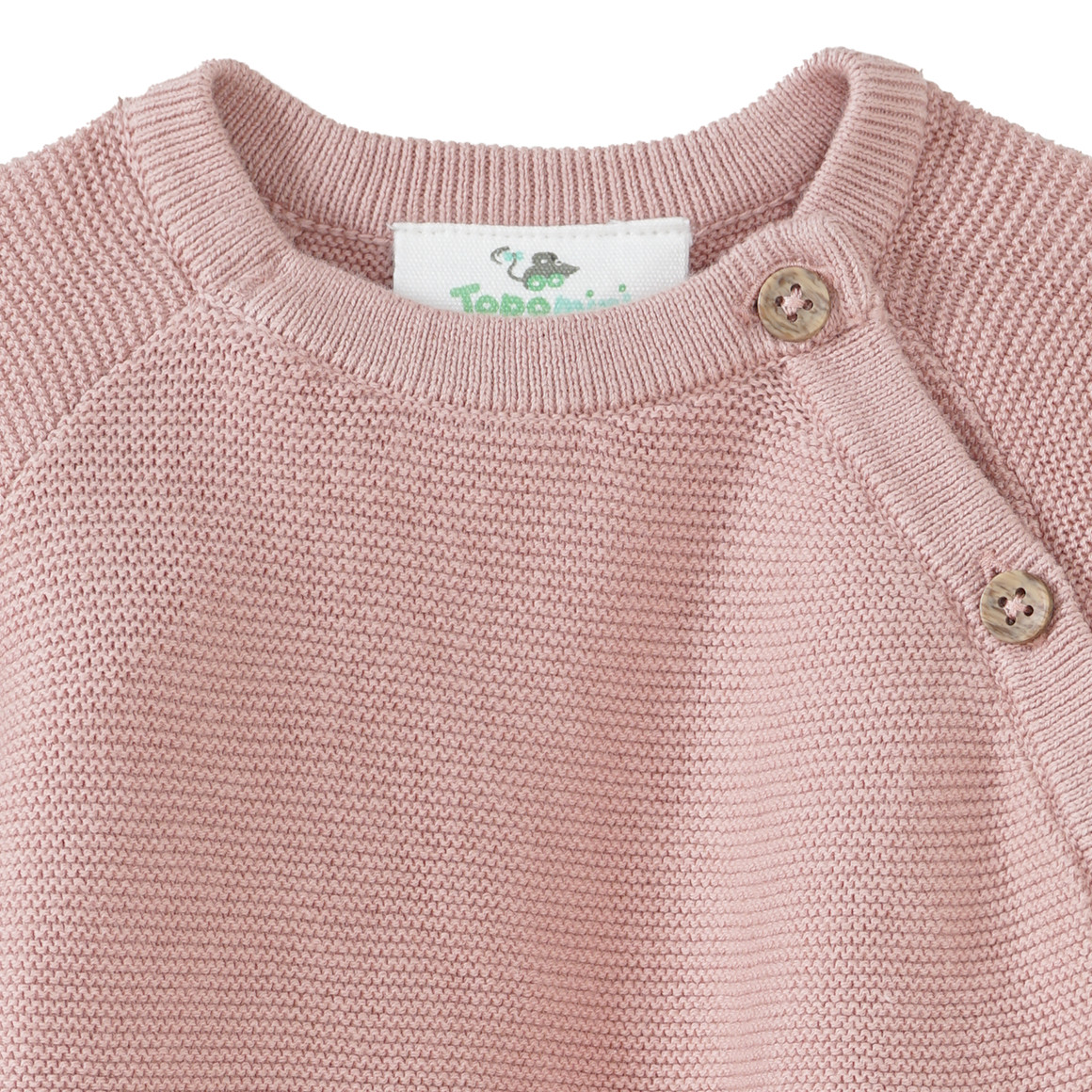 Newborn Strickpullover mit Farbteiler