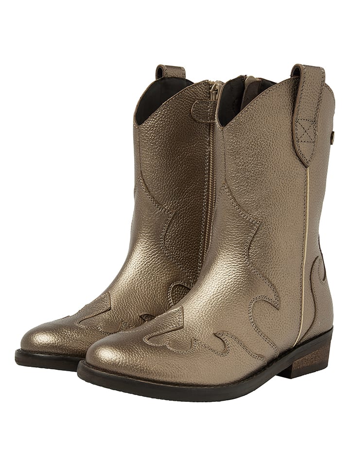Vingino Leder-Stiefeletten 