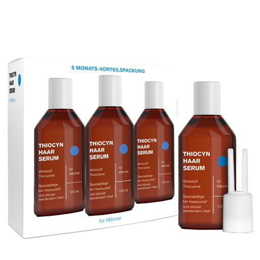 THIOCYN Haarserum Männer 6 Monats-Vorteilspackung  3X150 ml  Flaschen