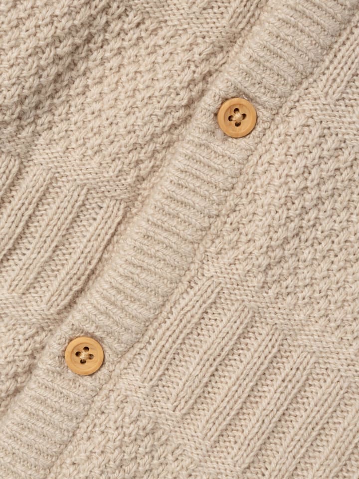 name it Strickjacke gefüttert Teddyfell in peyote melange günstig kaufen 62
