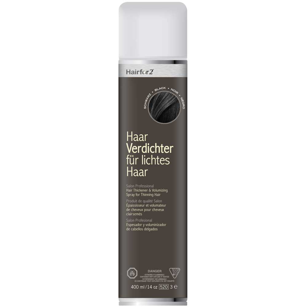 Hairfor2 Haarauffüller Schwarz 400 ml