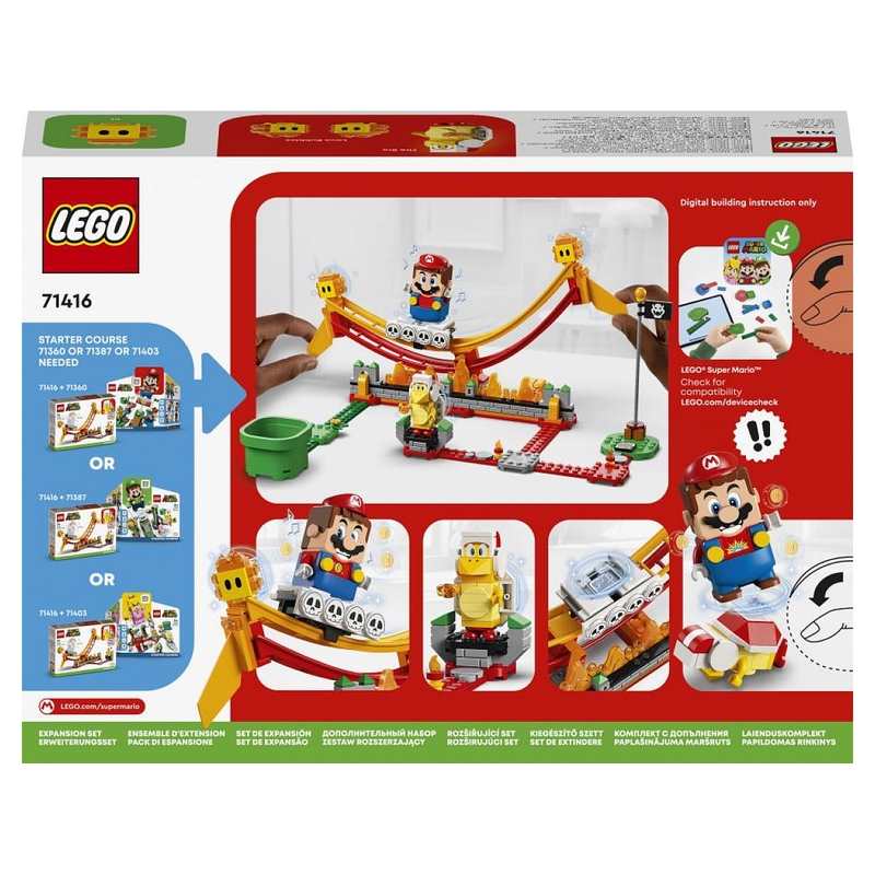 71416 Le manège de la vague de lave LEGO Super Mario