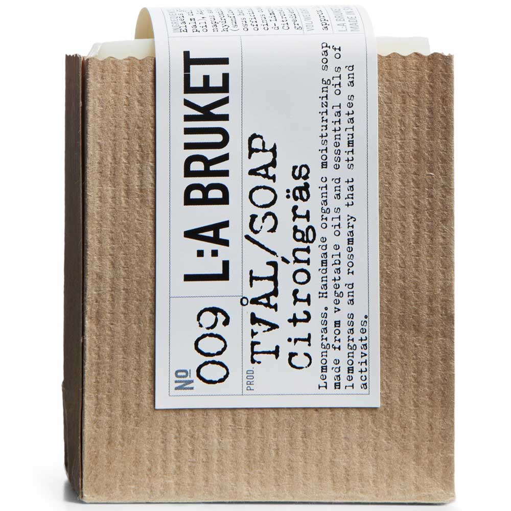 L:A BRUKET No. 9 Bar Soap Lemongrass 120 g