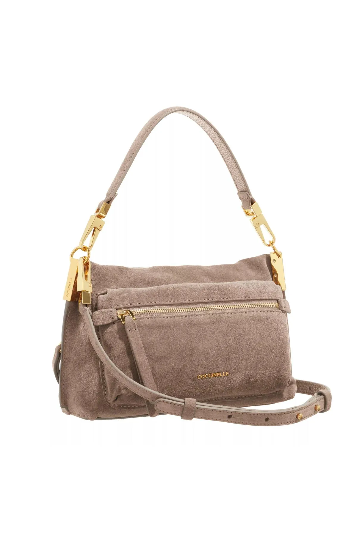 Coccinelle  Hyle Wildleder Warm Taupe