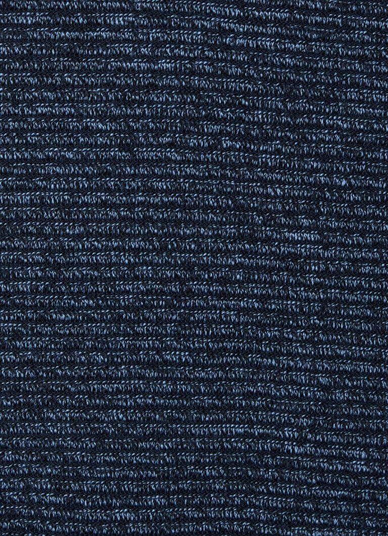 HUGO BOSS Aspoki fine-knit pullover with melange design