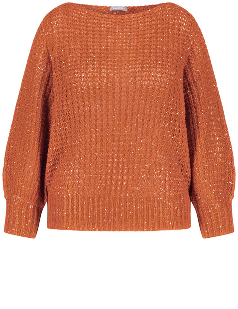 Pullover mit Pailletten-Zier