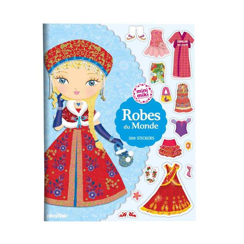 Livre Minimiki, Robes du monde - Play Bac