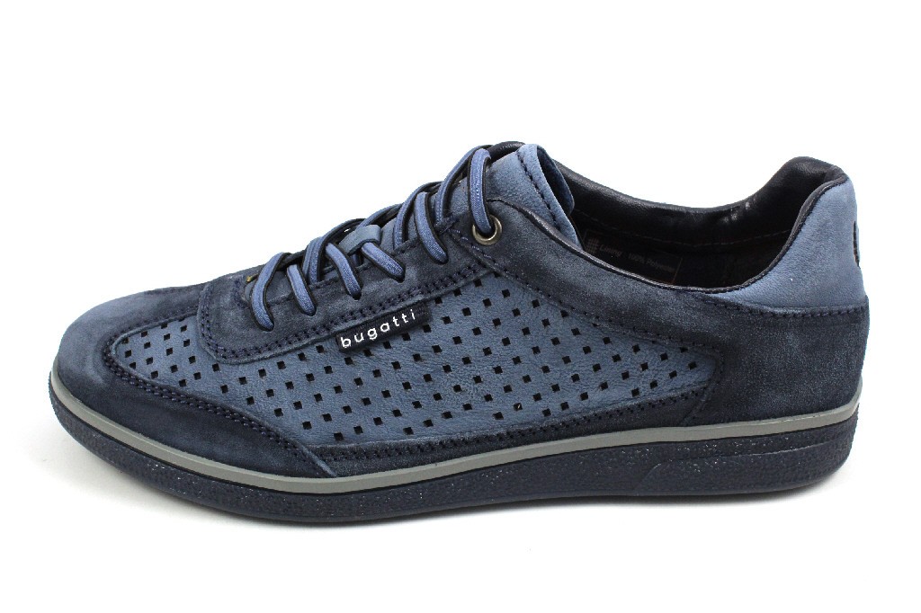 BUGATTI Freizeit Schnürer blau