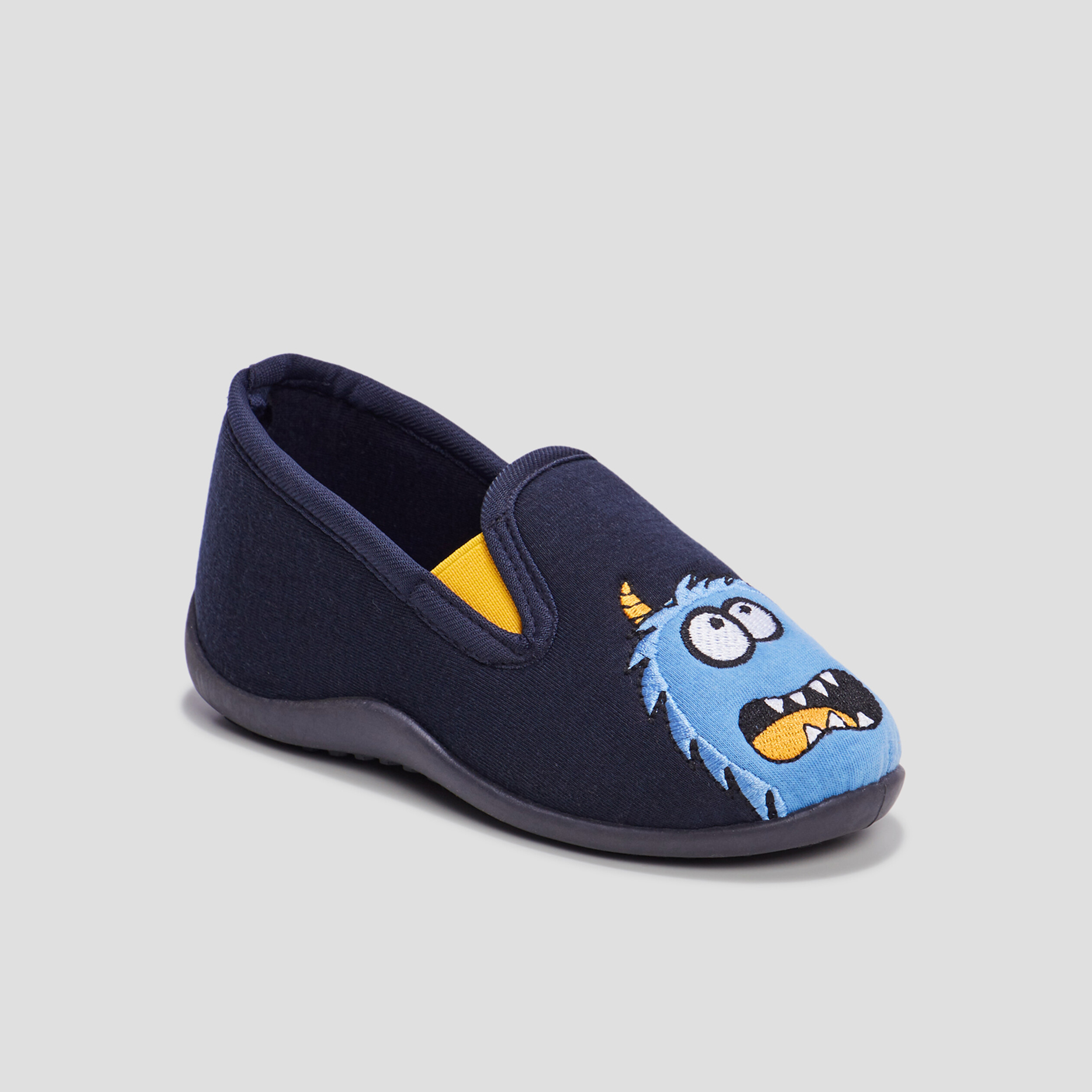 Chaussons sans gêne bleu garçon | La Halle