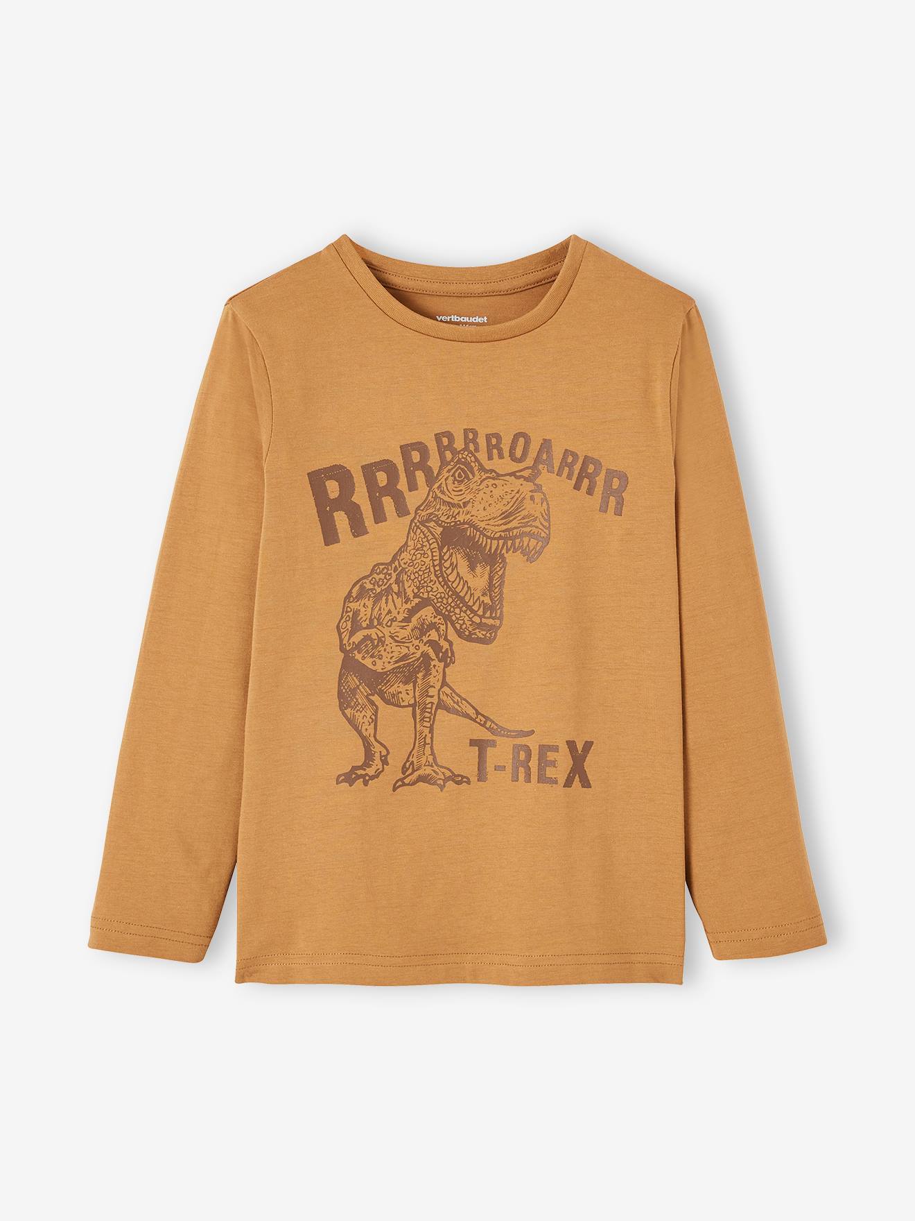 T-shirt message graphique Basics garçon orange