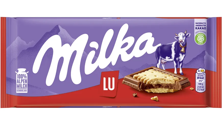 Milka Schokoladentafel LU Keks 87 g