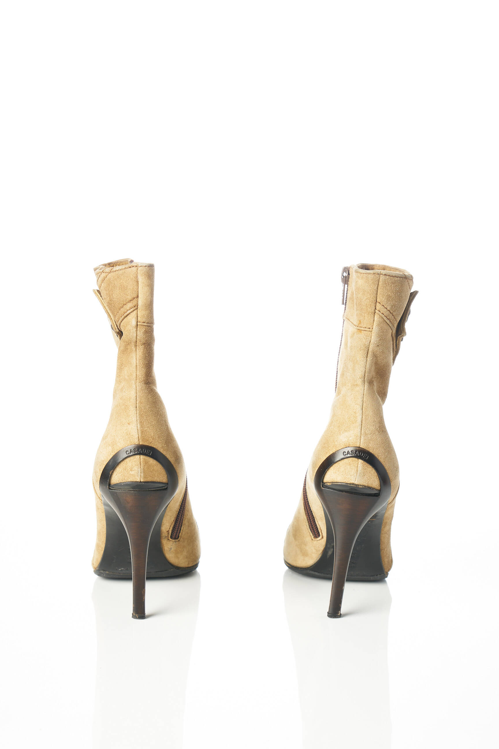 Casadei Bottines Femme couleur beige