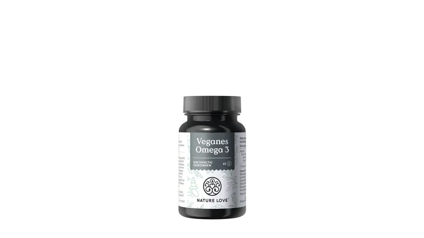 NATURE LOVE Veganes Omega 3 Kapseln 27 g