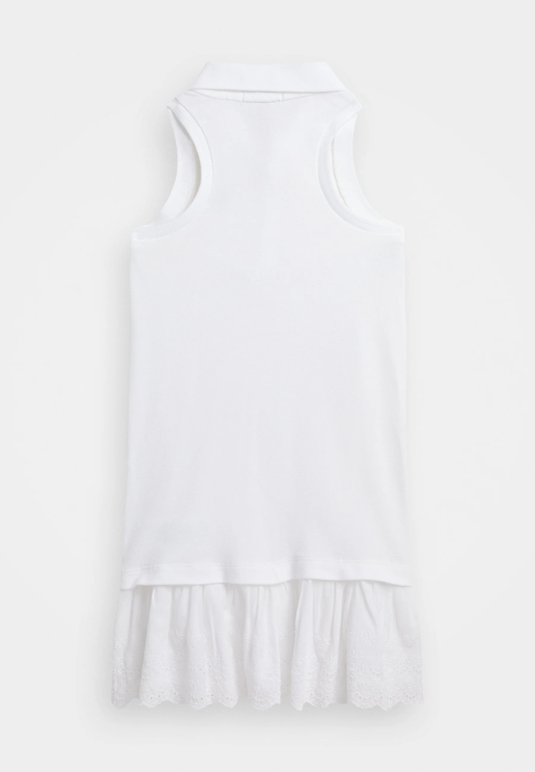 Vestido tipo polo de malla elástica con ojales de Polo Ralph Lauren - Vestido de verano