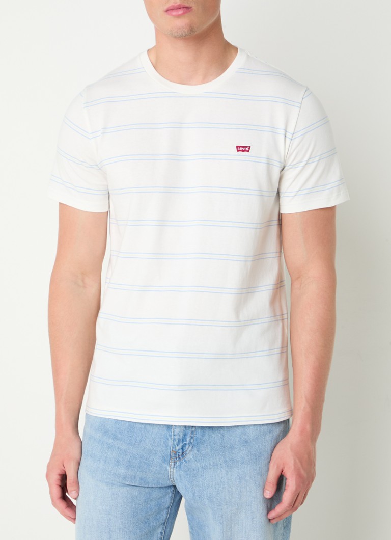Tricou Levi's cu dungi și logo brodat