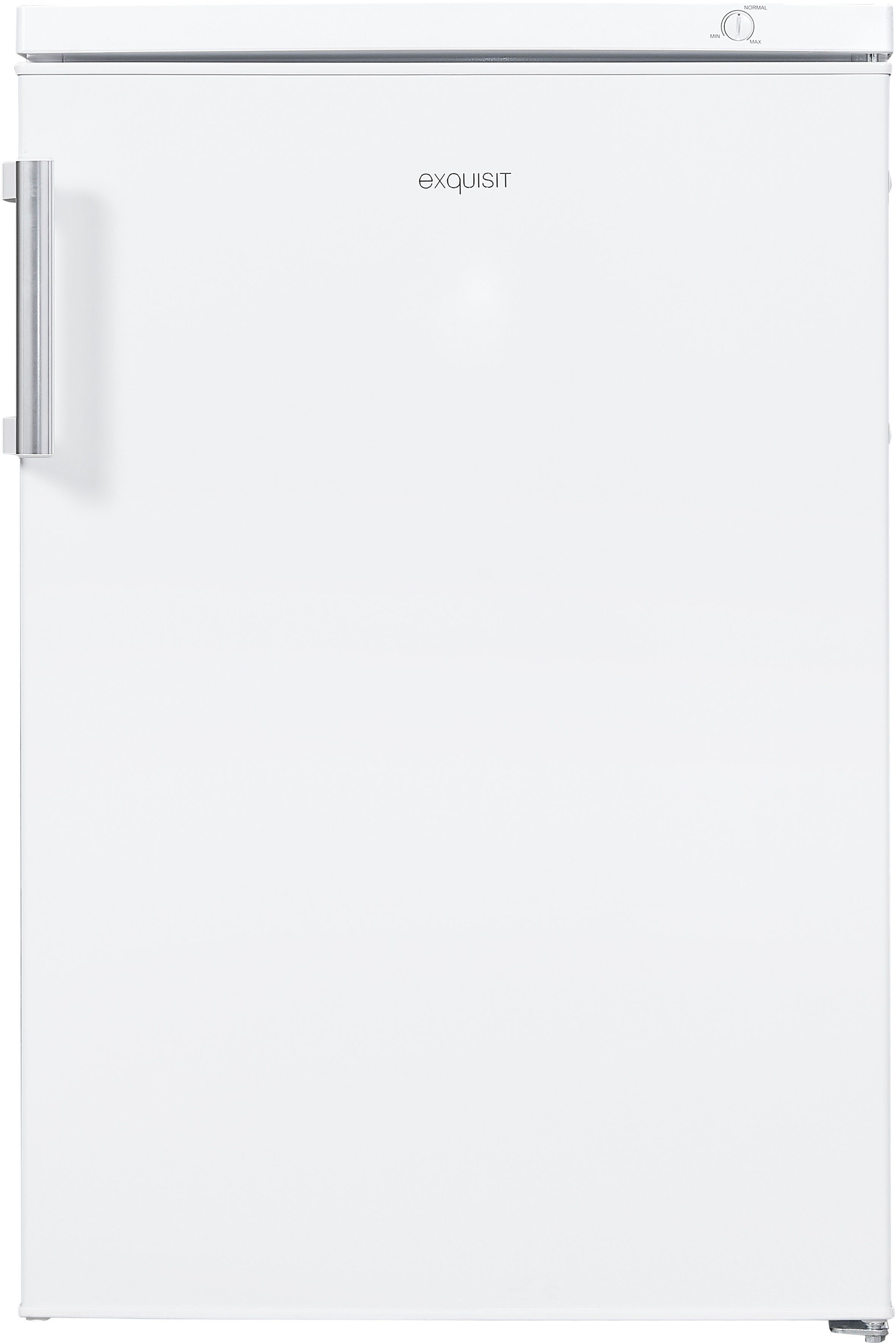 exquisit Gefrierschrank GS81-H-010D weiss, 85 cm hoch, 56 cm breit