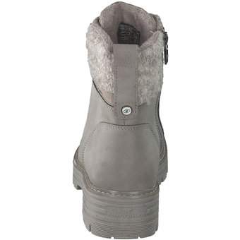 Tom Tailor Schnür Boots in grau