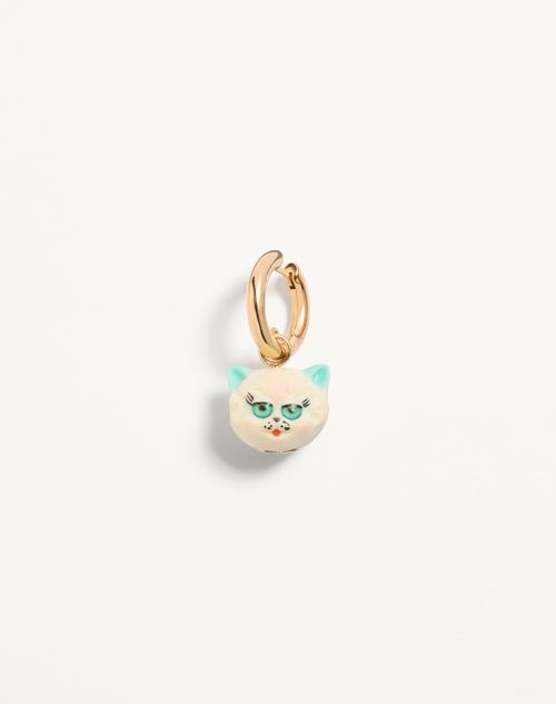 Le Chat De La Maison enkelt ørering i metal og nylon
