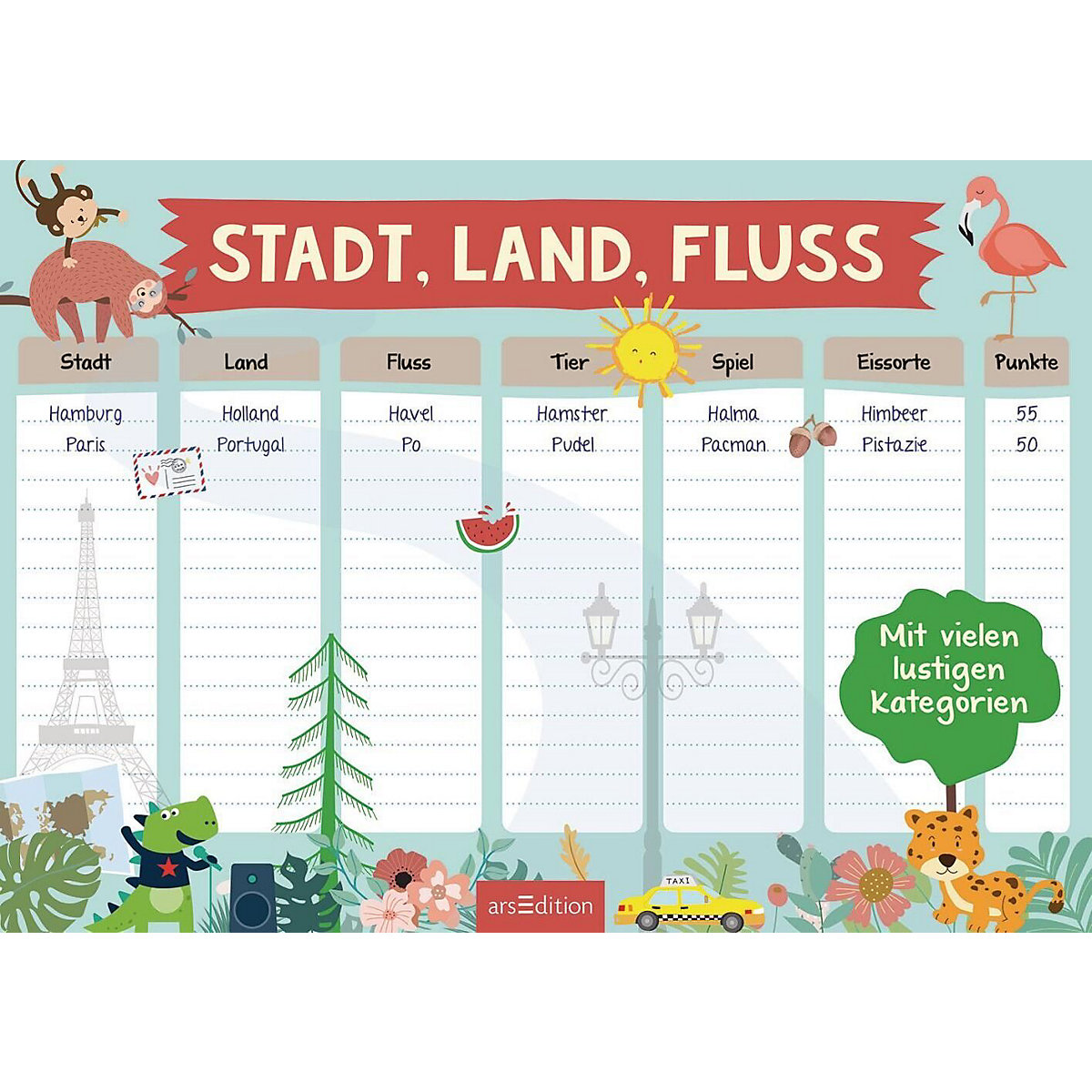 Stadt, Land, Fluss