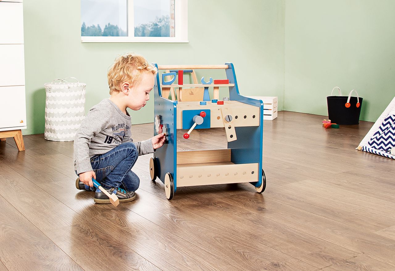 Pinolino Kinderträume Pinolino Werkzeugwagen Kalle, blau
