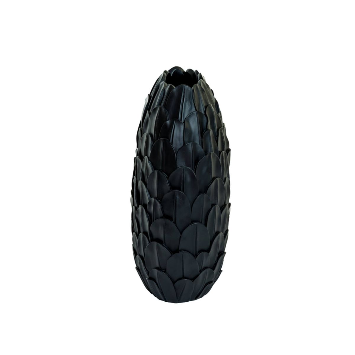 Trendhopper Vase Feder Schwarz 40 cm