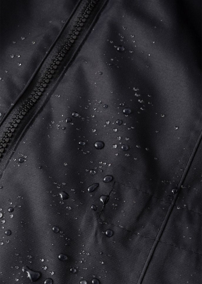 Funktions-Outdoor-Kurzmantel mit Kapuze, 2 in 1-Optik