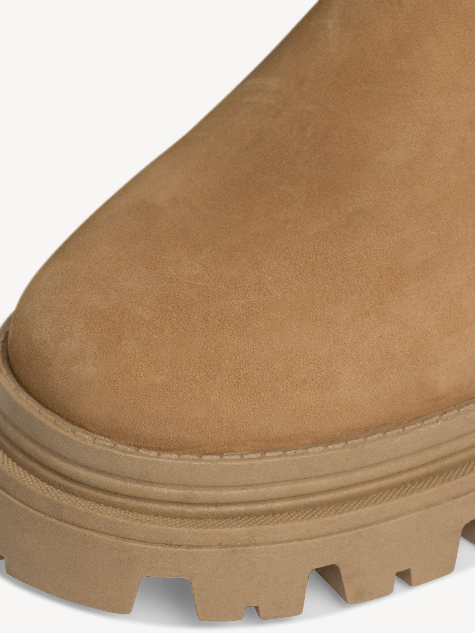 Bottine Chelsea en cuir - marron