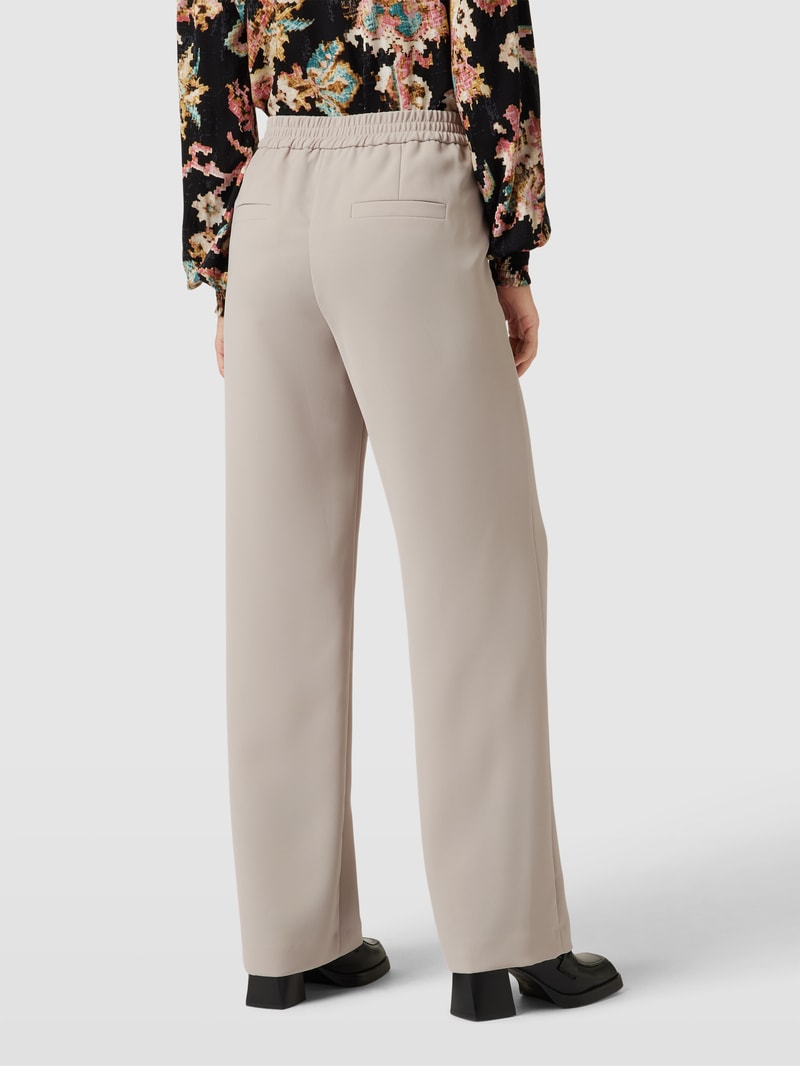Stoffhose mit Bügelfalten in offwhite