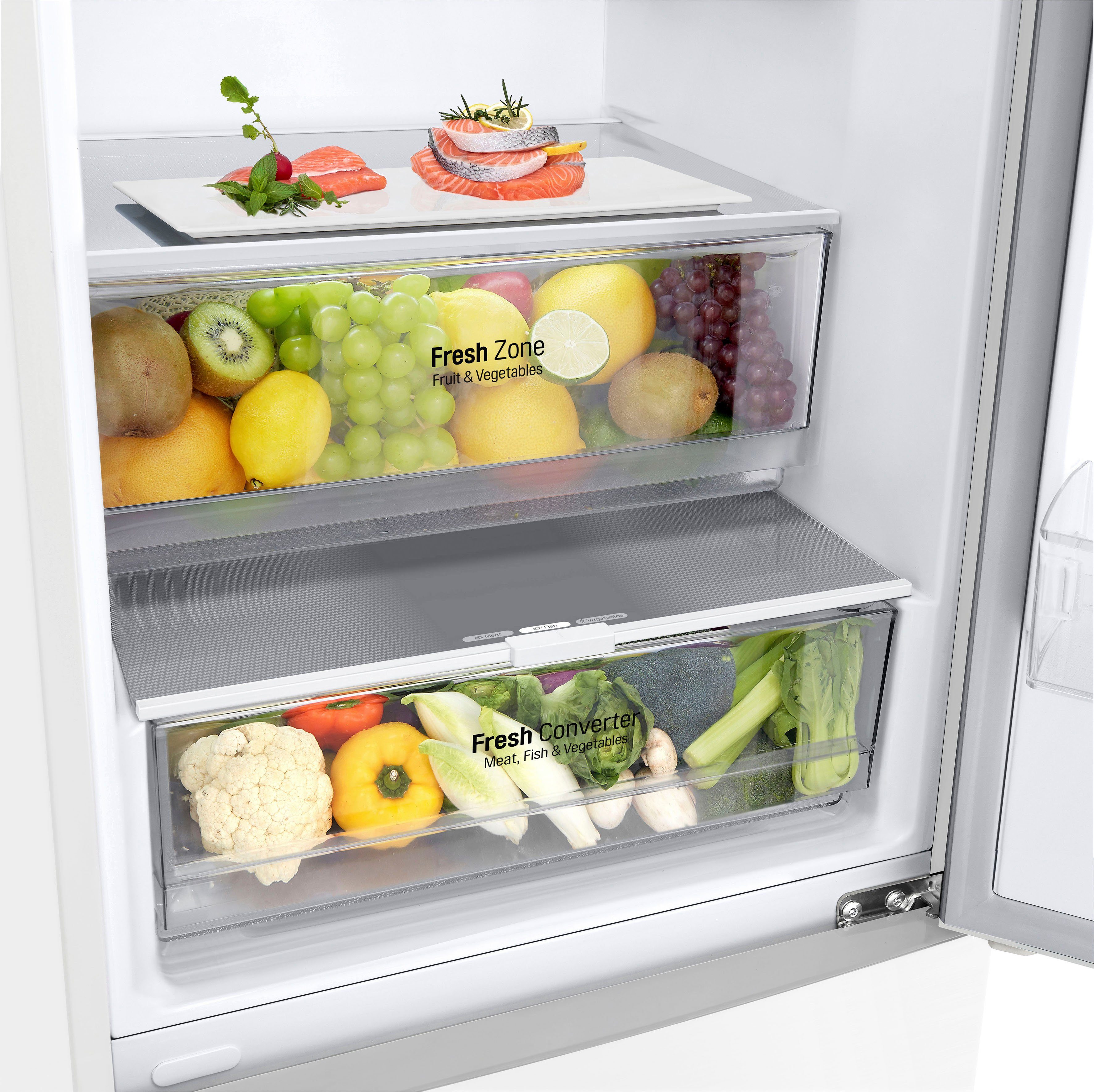 LG Kühl-/Gefrierkombination Serie 6 GBP62SWNAC, 203 cm hoch, 59,5 cm breit, 4 Jahre Garantie inklusive