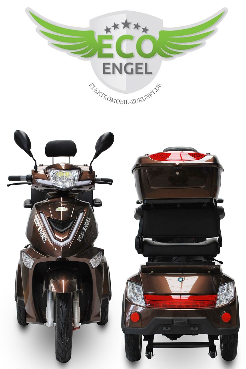 ECO ENGEL Senioren Roller ECO ENGEL 504 Schoko, Blei Akku, 25 KM/H