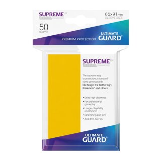 Supreme UX Sleeves Standard Size Gelb (50)