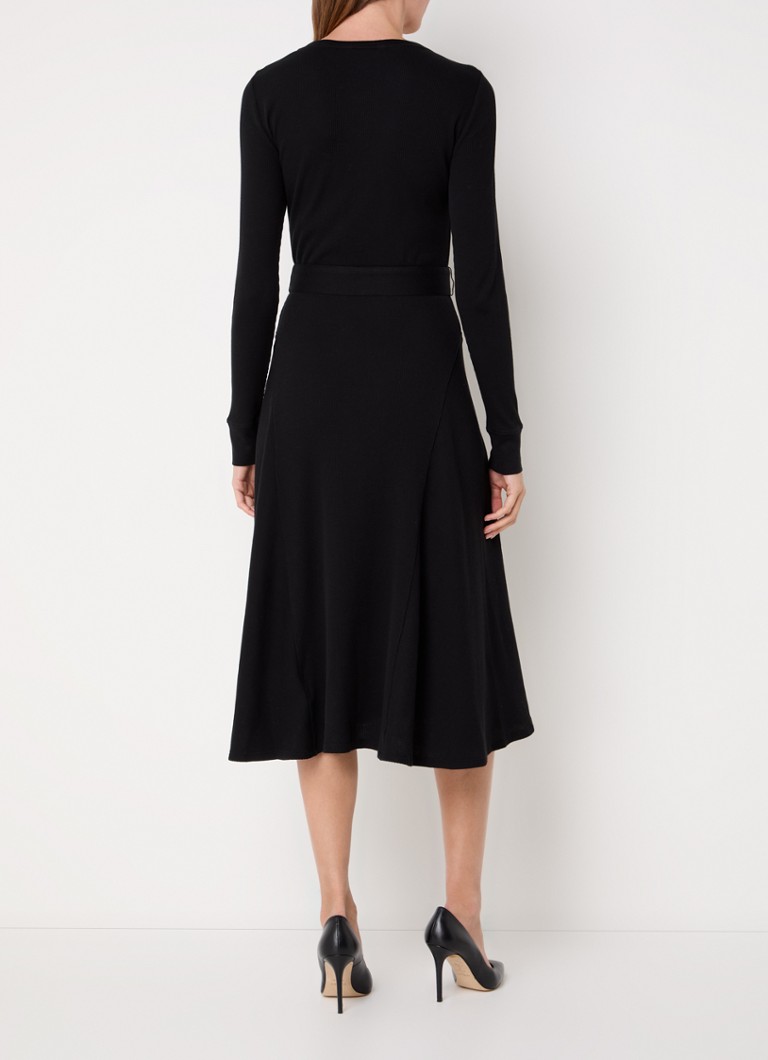 Strukturirana midi tunika-haljina s pojasom od Ralph Lauren
