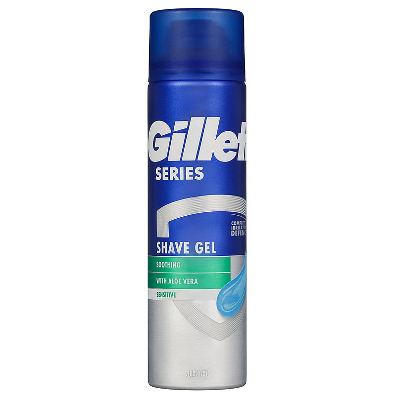 Gillette Gillette barbergel 200 ml, sensitive