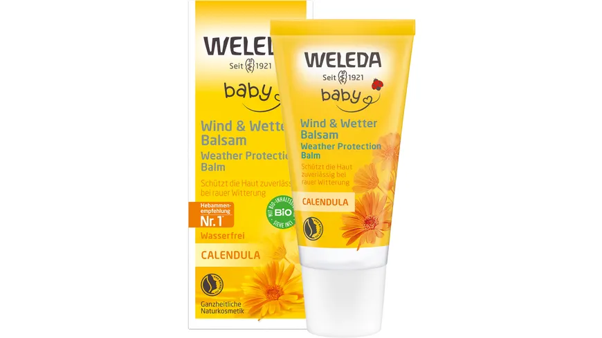 WELEDA baby CALENDULA Wind & Wetter Balsam 30 ml