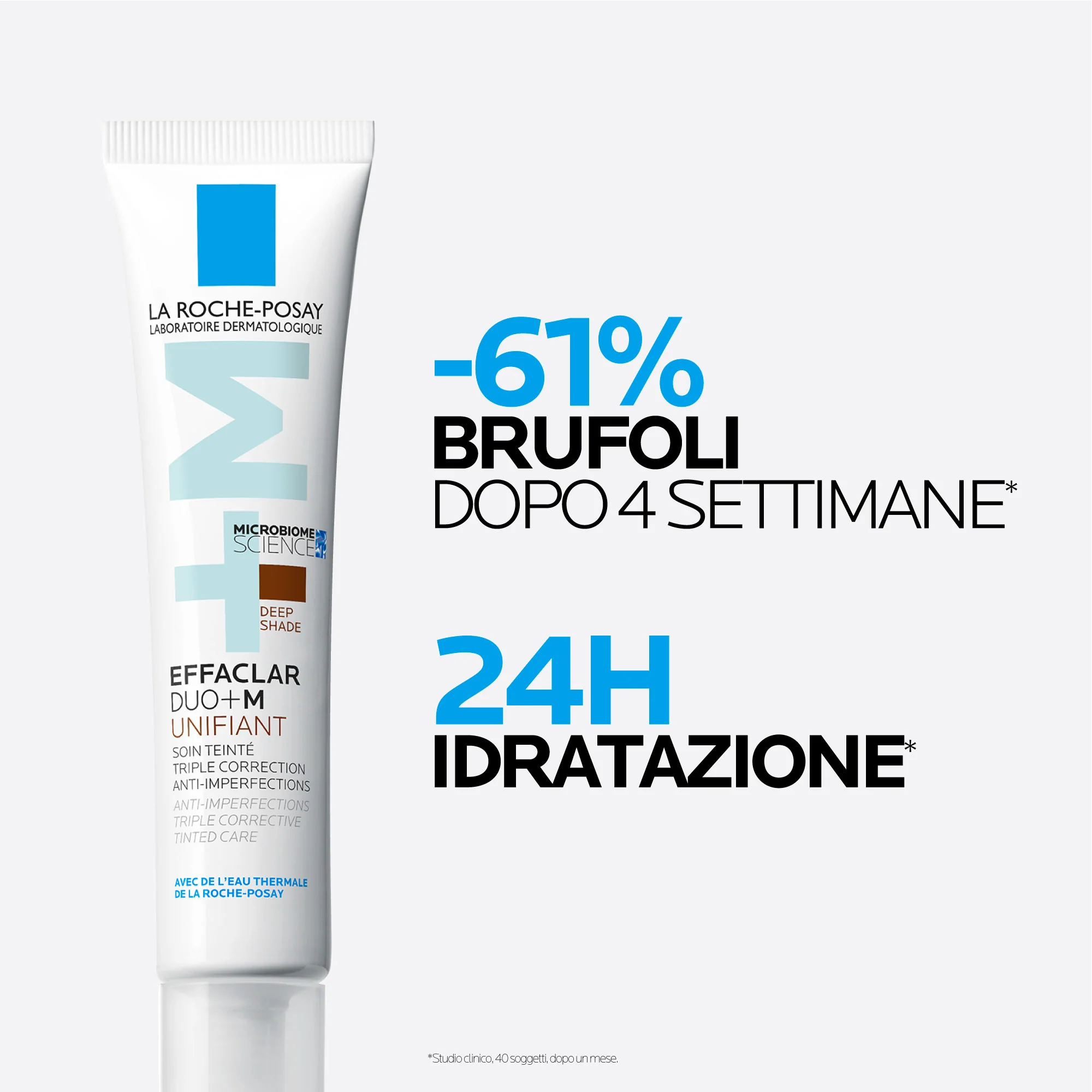 Effaclar Effaclar Duo+M Unifiant διορθωτική, ομοιόμορφη και καθαριστική θεραπεία - Κρέμα προσώπου με χρώμα για ατέλειες