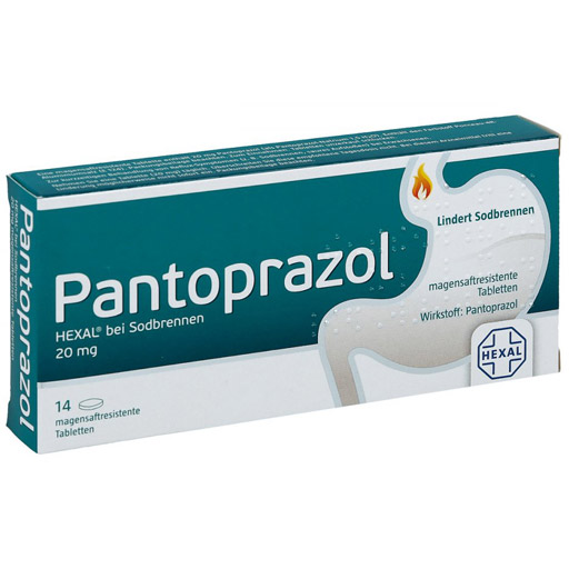 PANTOPRAZOL HEXAL b.Sodbrennen magensaftres.Tabl.  14 St  Tabletten, magensaftresistent