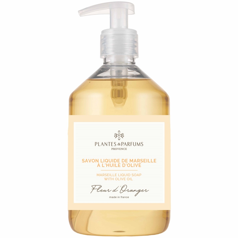Plantes et Parfums Parfum Fleur d'Oranger Savon Liquide de Marseille