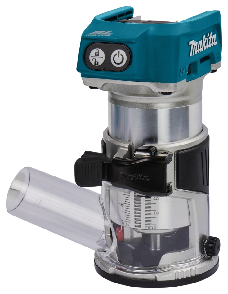 Router Makita DRT50Z 18 V Li-ion fără baterii și încărcător